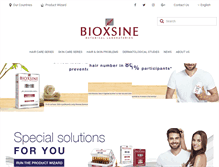 Tablet Screenshot of bioxsine.com