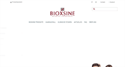 Desktop Screenshot of bioxsine.de