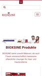 Mobile Screenshot of bioxsine.de