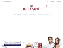 Tablet Screenshot of bioxsine.de
